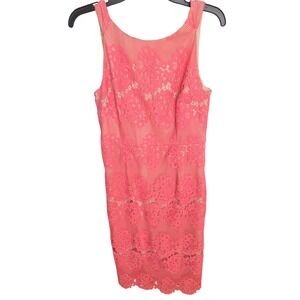 ANTONIO MELANI | Dresses | Antonio Melani Cora Floral Lace Sheath Dress Pink  Size | Poshmark